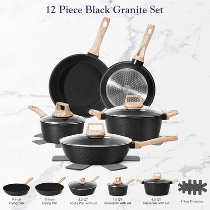 Granite Induction Cookware Set