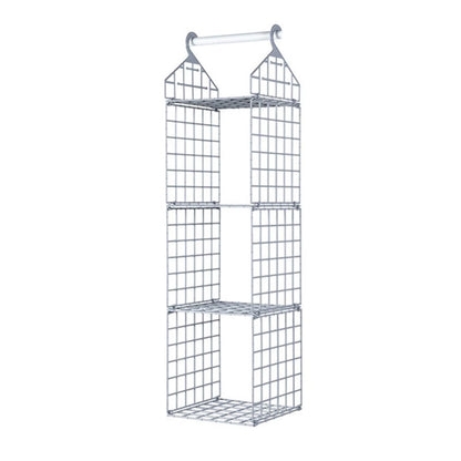 ClosetMax™ Foldable Hanging Organizer – Multi-Tier Space Saver for Pajamas, Coats, Sweaters & More
